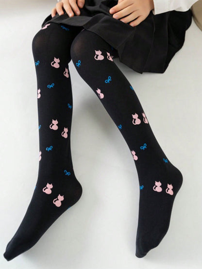 سترة رقص بطبعة القطط للفتيات للارتداء في الخارج