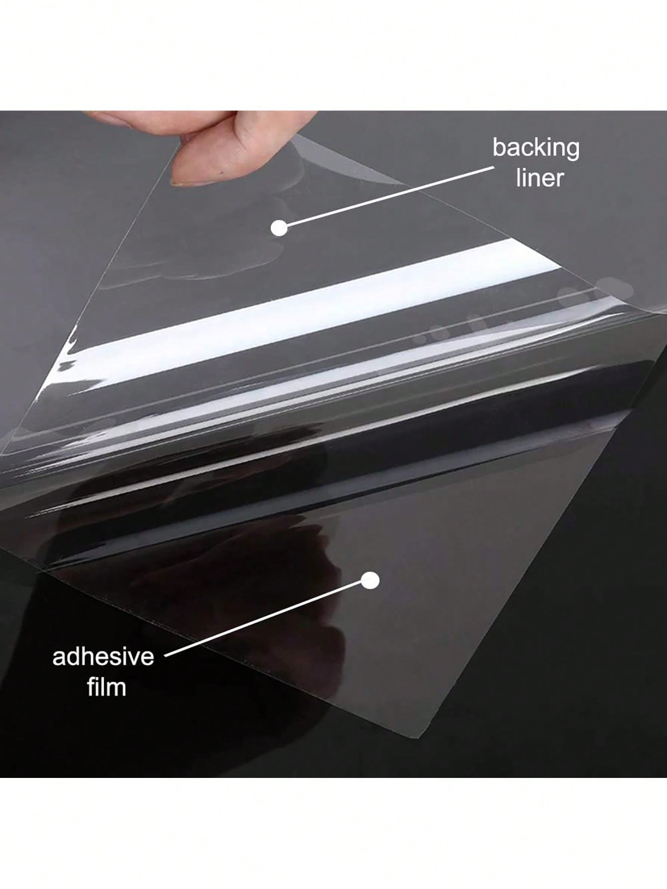 لفة واقية شفافة عالية الوضوح، ملصق لاصق للمطبخ مقاوم للماء ومقاوم للزيت ومقاوم للحرائق