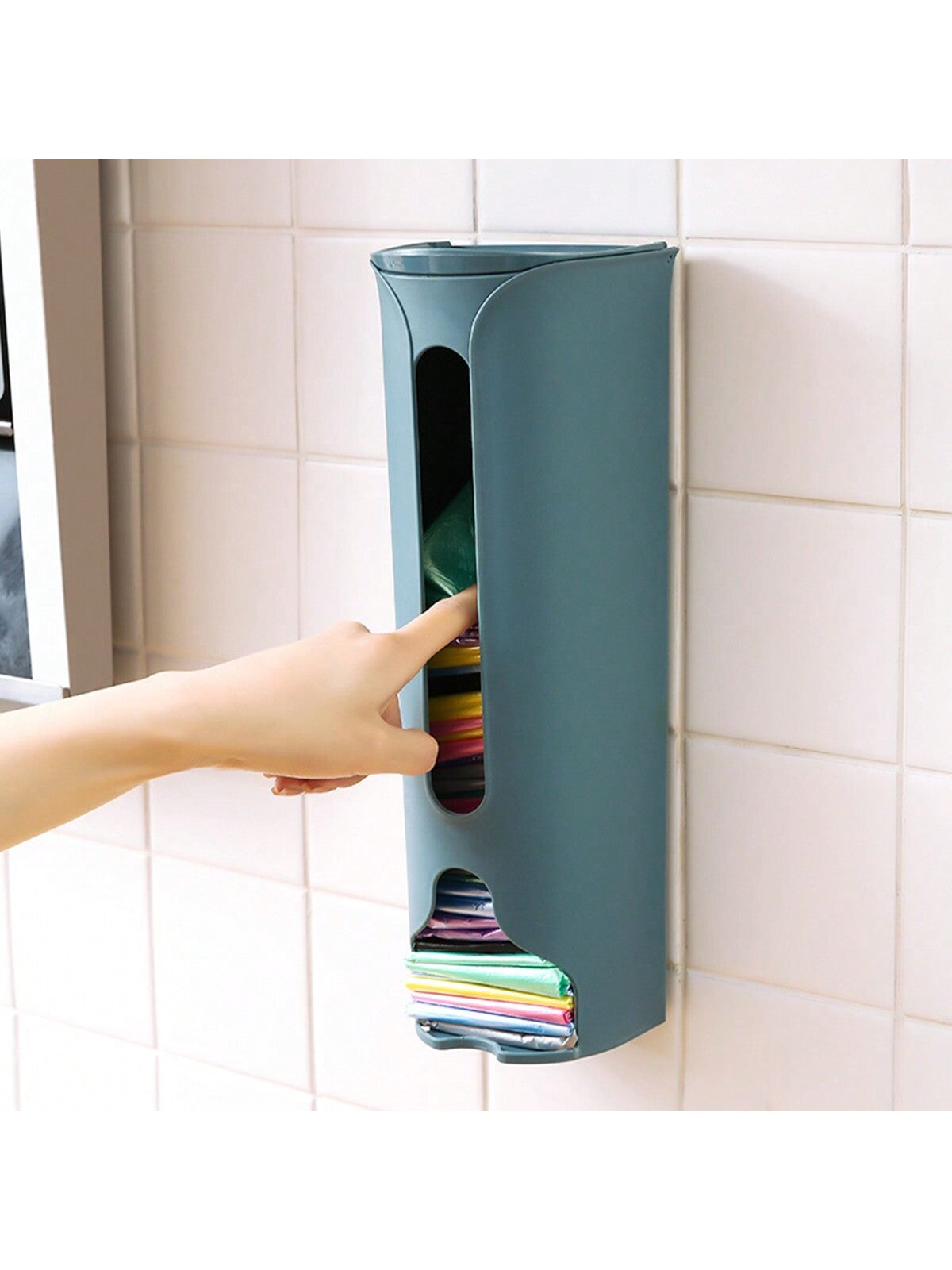 صندوق تخزين الملابس الداخلية المثبت على الحائط، موزع أكياس القمامة المطبخ اللاصق صندوق تخزين، للمطبخ