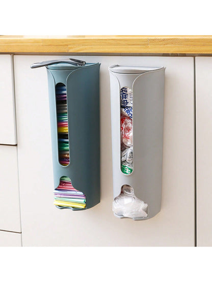 صندوق تخزين الملابس الداخلية المثبت على الحائط، موزع أكياس القمامة المطبخ اللاصق صندوق تخزين