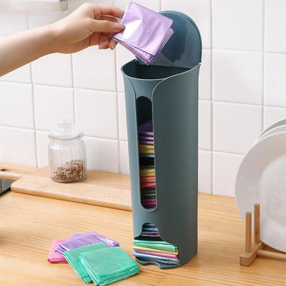 صندوق تخزين الملابس الداخلية المثبت على الحائط، موزع أكياس القمامة المطبخ اللاصق صندوق تخزين، للمطبخ