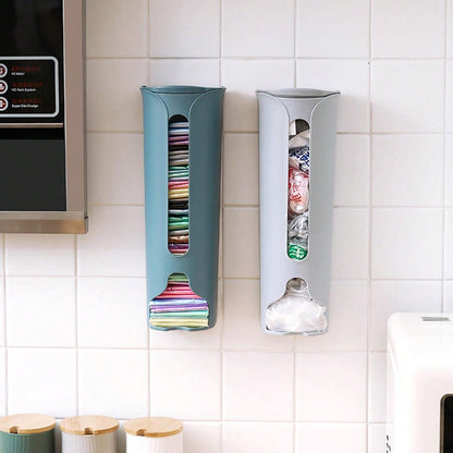 صندوق تخزين الملابس الداخلية المثبت على الحائط، موزع أكياس القمامة المطبخ اللاصق صندوق تخزين، للمطبخ