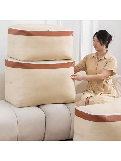 حقيبة تخزين لحشو المفارش الكبيرة قطعة واحدة، مقبض مدعم