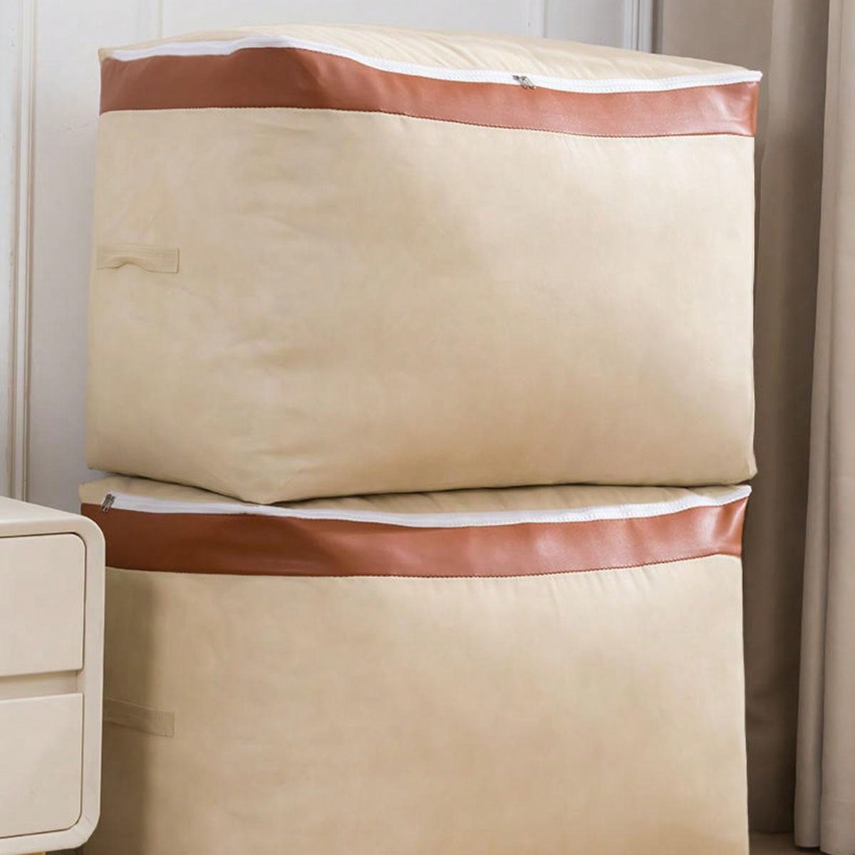 حقيبة تخزين لحشو المفارش الكبيرة قطعة واحدة، مقبض مدعم