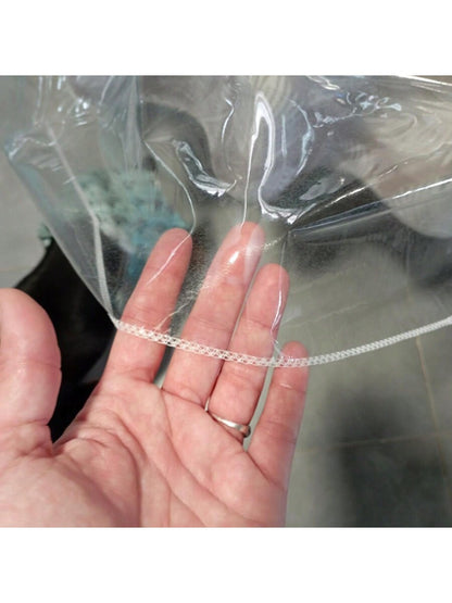 كفر شفاف دائري لغطاء المائدة