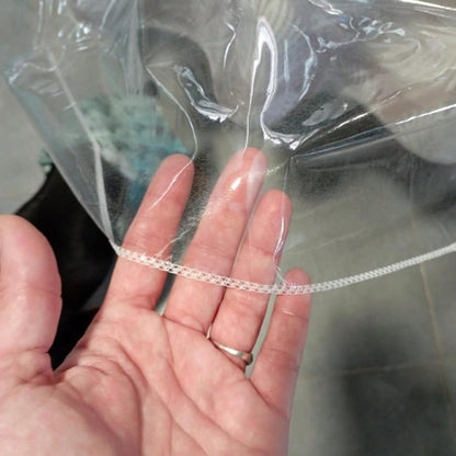 كفر شفاف دائري لغطاء المائدة