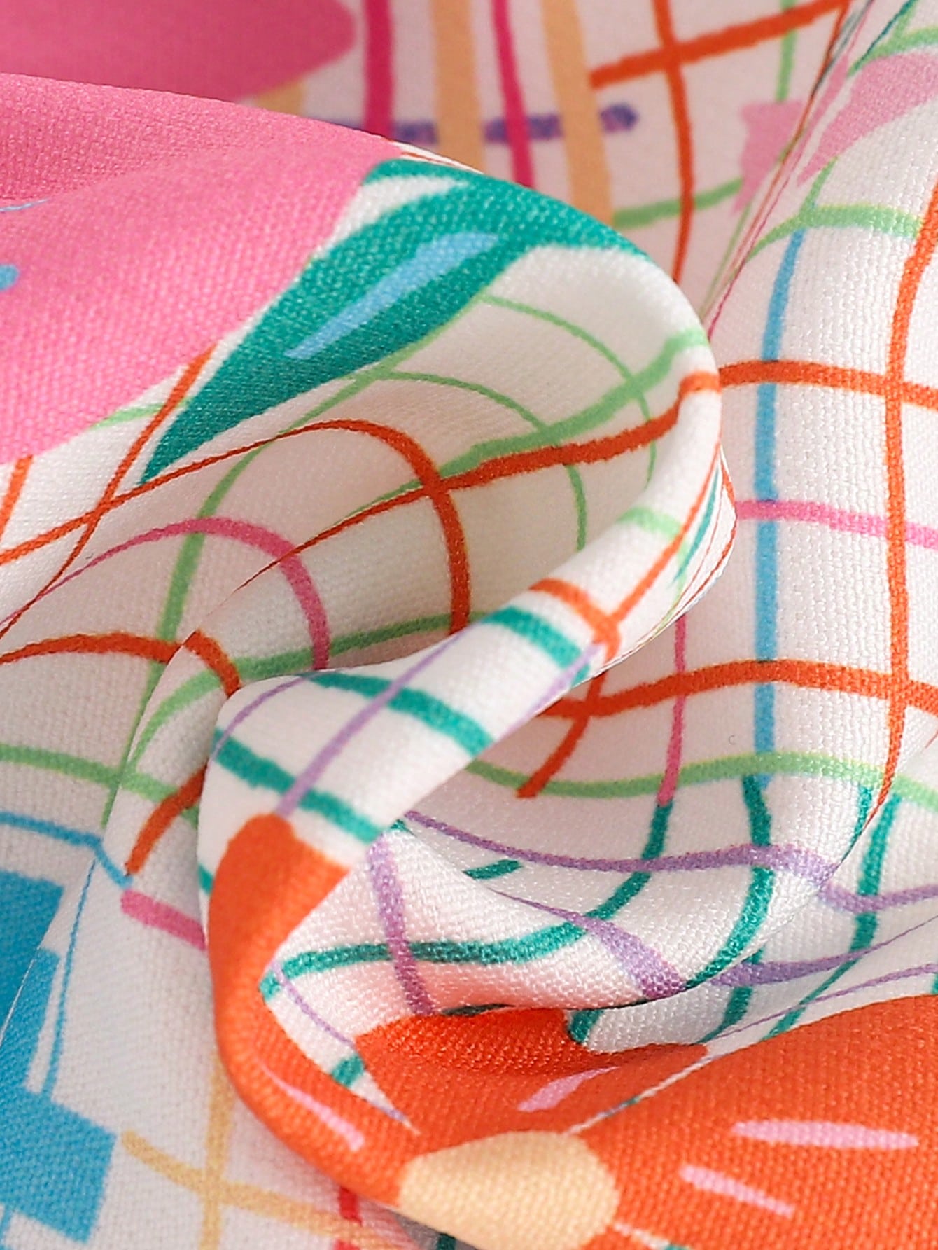 طقم ملابس علوية وشورت مخطط ملون للأطفال الرضع البنات، صيفي