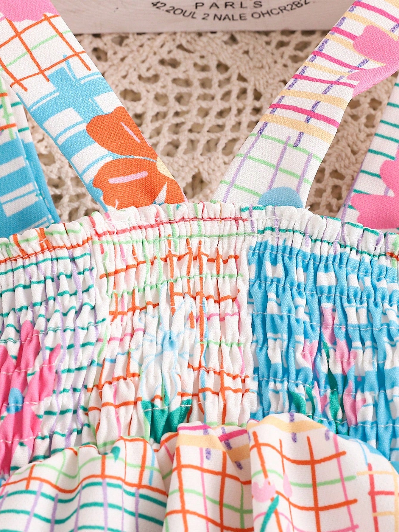 طقم ملابس علوية وشورت مخطط ملون للأطفال الرضع البنات، صيفي