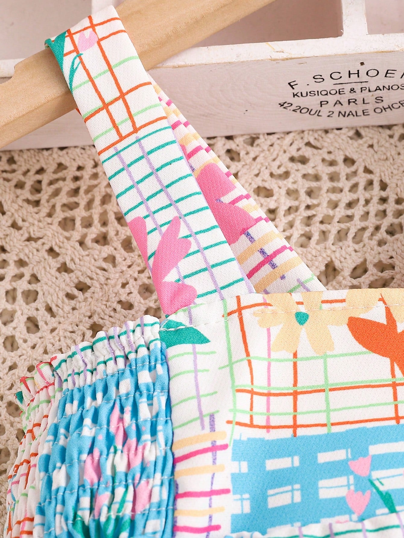 طقم ملابس علوية وشورت مخطط ملون للأطفال الرضع البنات، صيفي