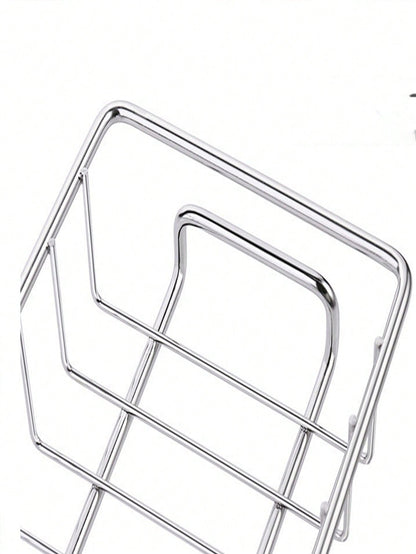 قطعة رف منظم صنبور الفولاذ المقاوم للصدأ ، حامل تخزين حوض المطبخ