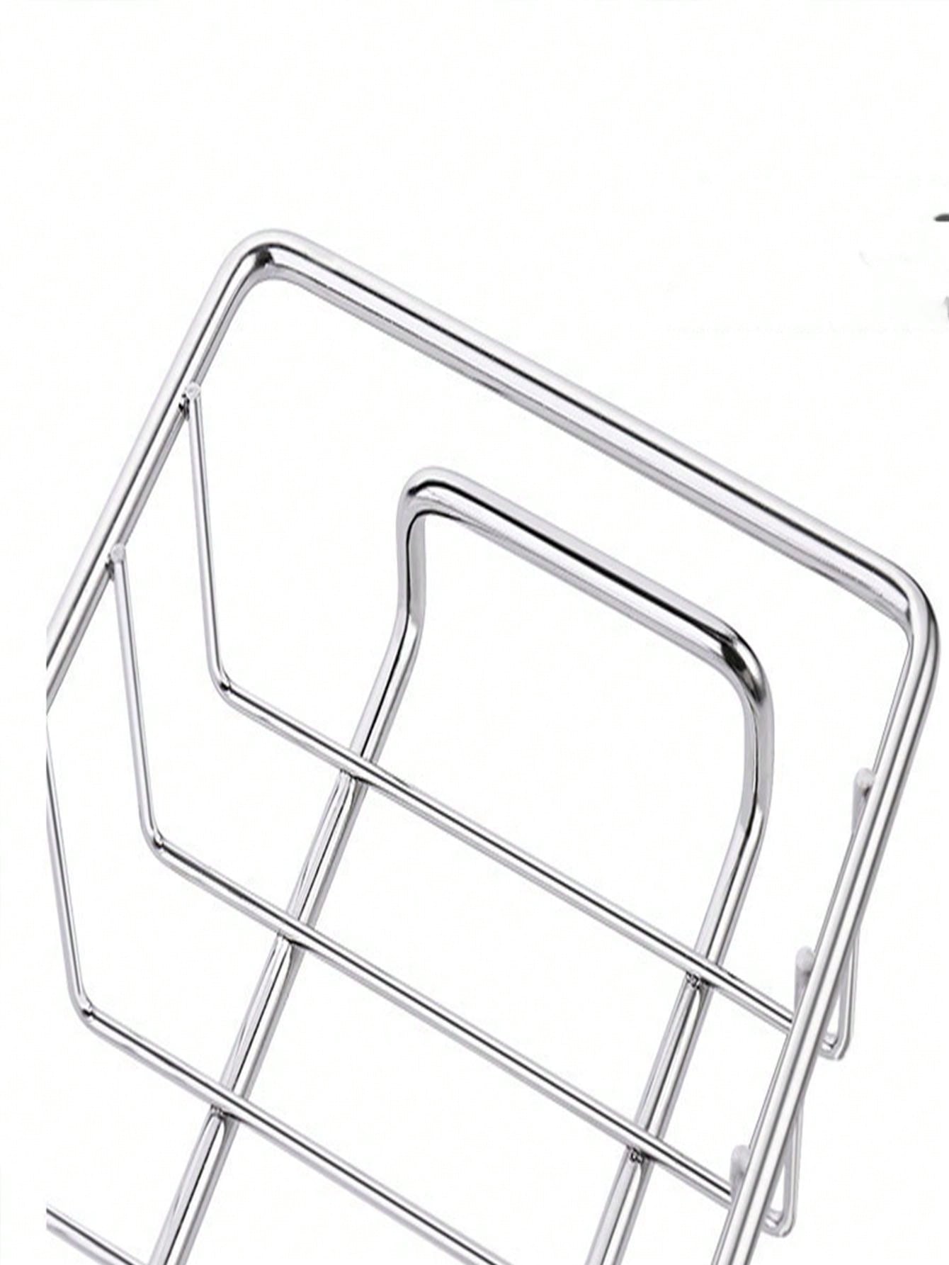 قطعة رف منظم صنبور الفولاذ المقاوم للصدأ ، حامل تخزين حوض المطبخ