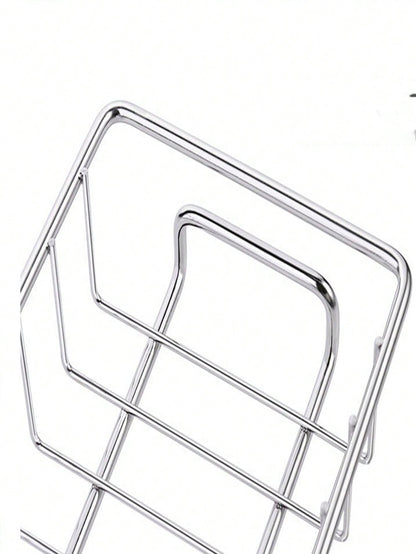 قطعة رف منظم صنبور الفولاذ المقاوم للصدأ ، حامل تخزين حوض المطبخ