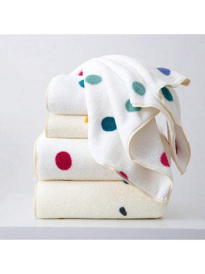 منشفة حمام مطبوعة من الصوف القطني، امتصاص جيد، تنفس ،لا تتساقط