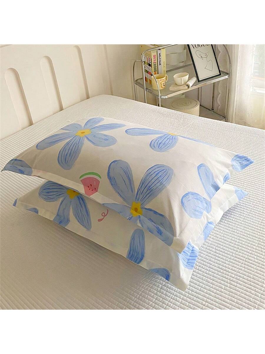 قطعة واحدة من كيس الوسادة المطبوع المناسب للبشرة للاستخدام المنزلي في جميع المواسم عالمي الاستخدام