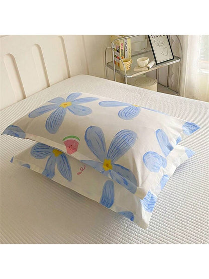 قطعة واحدة من كيس الوسادة المطبوع المناسب للبشرة للاستخدام المنزلي في جميع المواسم عالمي الاستخدام