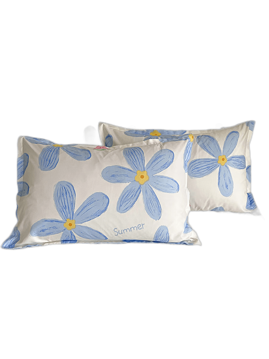 قطعة واحدة من كيس الوسادة المطبوع المناسب للبشرة للاستخدام المنزلي في جميع المواسم عالمي الاستخدام