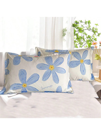 قطعة واحدة من كيس الوسادة المطبوع المناسب للبشرة للاستخدام المنزلي في جميع المواسم عالمي الاستخدام