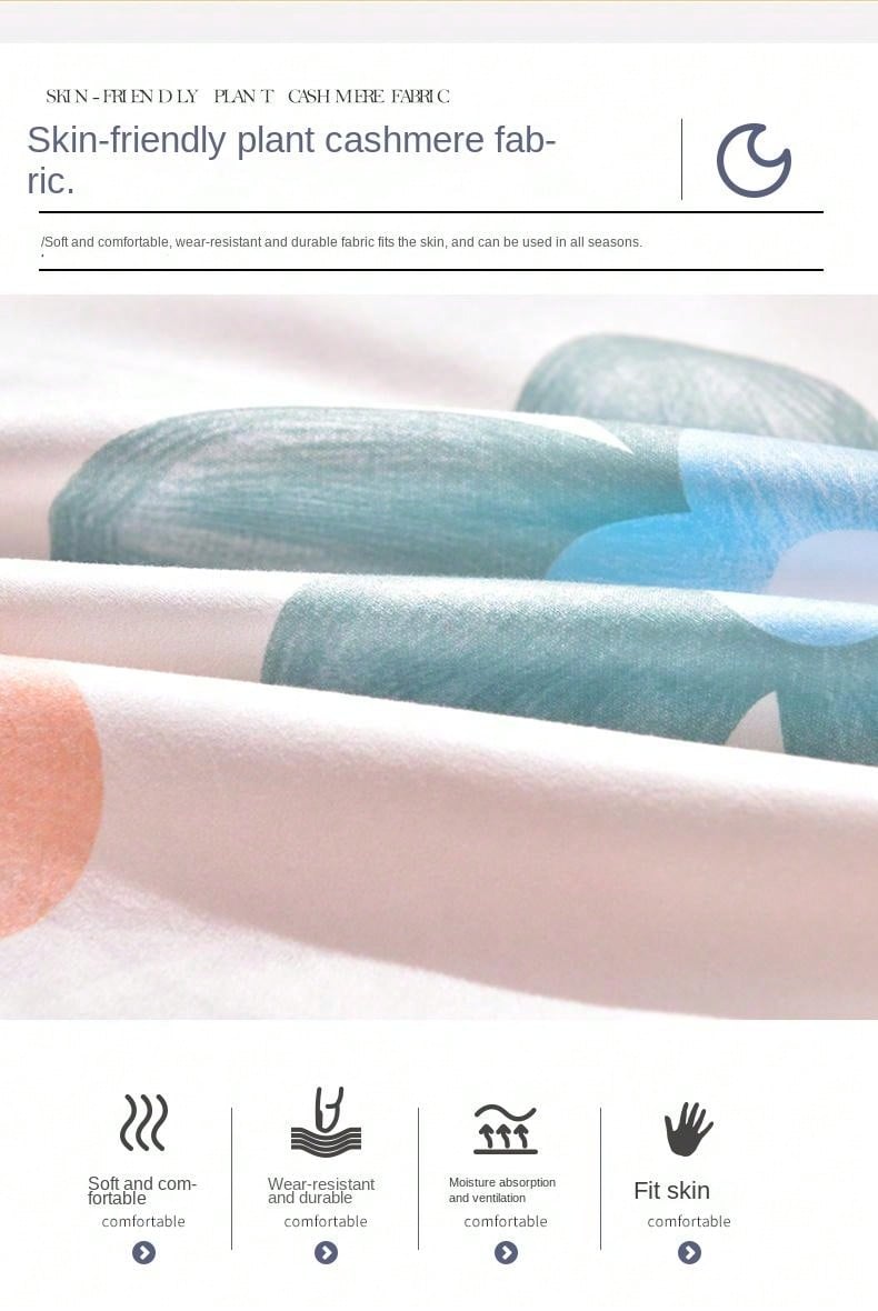 قطعة واحدة من كيس الوسادة المطبوع المناسب للبشرة للاستخدام المنزلي في جميع المواسم عالمي الاستخدام