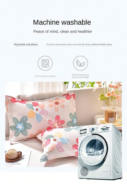 قطعة واحدة من كيس الوسادة المطبوع المناسب للبشرة للاستخدام المنزلي في جميع المواسم عالمي الاستخدام