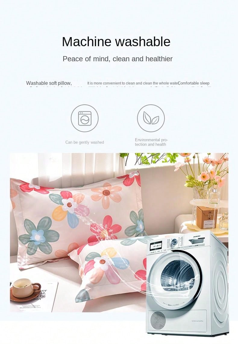 قطعة واحدة من كيس الوسادة المطبوع المناسب للبشرة للاستخدام المنزلي في جميع المواسم عالمي الاستخدام