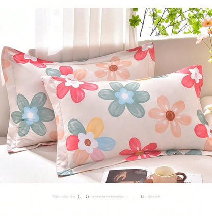 قطعة واحدة من كيس الوسادة المطبوع المناسب للبشرة للاستخدام المنزلي في جميع المواسم عالمي الاستخدام