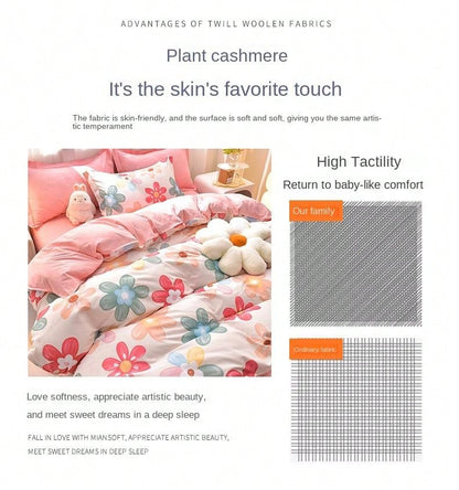 قطعة واحدة من كيس الوسادة المطبوع المناسب للبشرة للاستخدام المنزلي في جميع المواسم عالمي الاستخدام