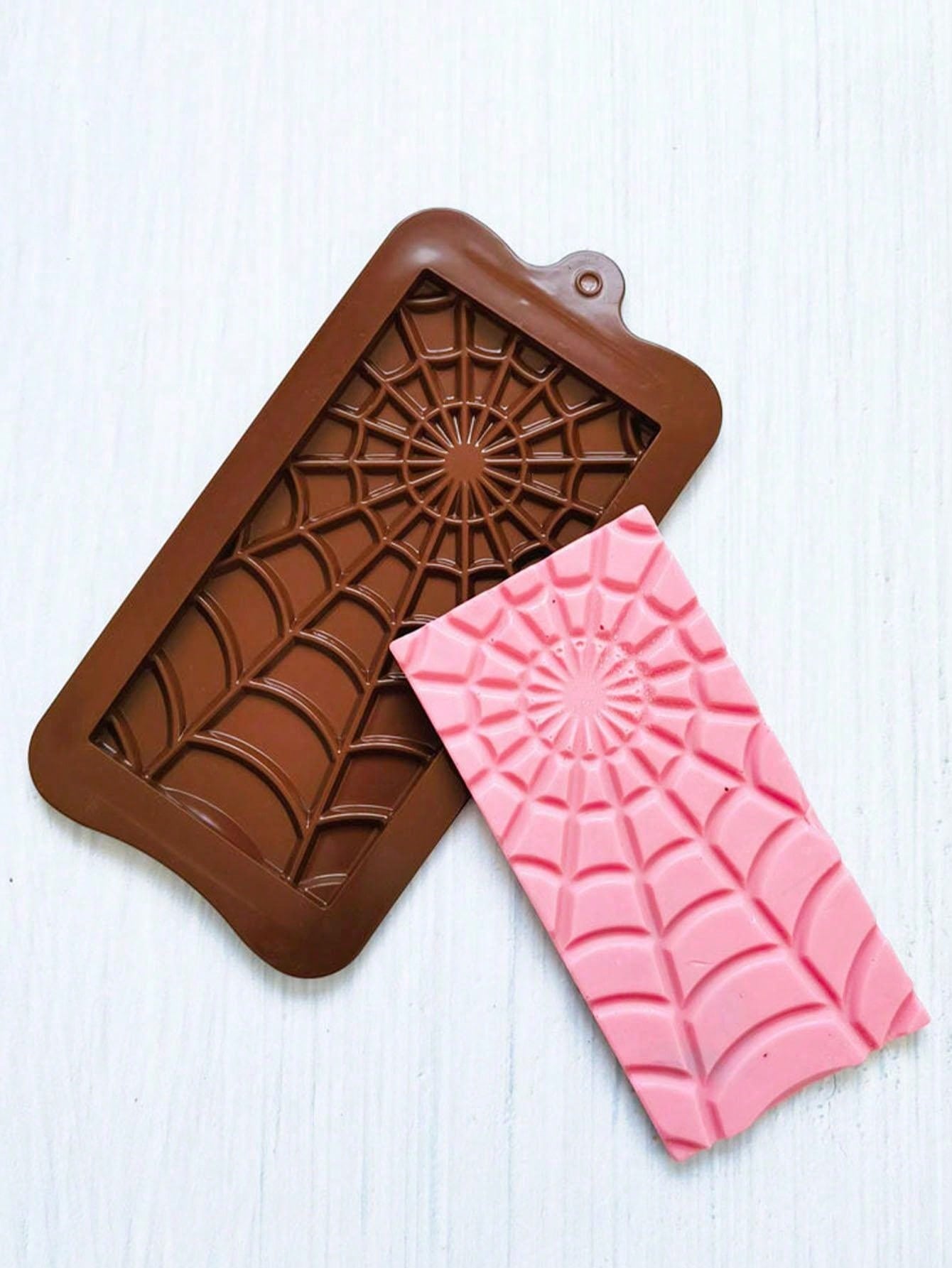 قالب شوكولاتة بتصميم العنكبوت الكامل قطعة واحدة DIY ، قوالب الكعك والحلوى والاكسسوارات هالوين من الجيل السيليكوني للخبز، ديكورات هالوين للمنزل والحفلات
