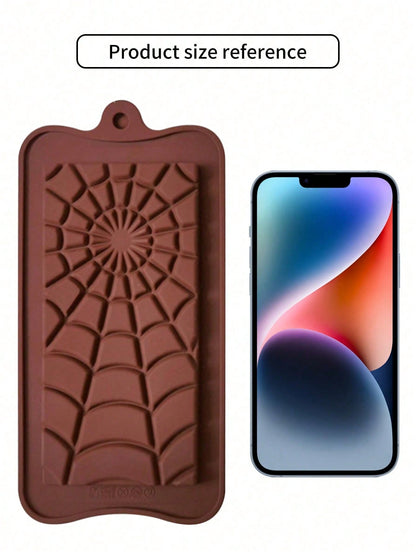 قالب شوكولاتة بتصميم العنكبوت الكامل قطعة واحدة DIY ، قوالب الكعك والحلوى والاكسسوارات هالوين من الجيل السيليكوني للخبز، ديكورات هالوين للمنزل والحفلات