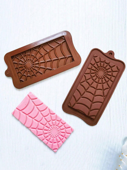 قالب شوكولاتة بتصميم العنكبوت الكامل قطعة واحدة DIY ، قوالب الكعك والحلوى والاكسسوارات هالوين من الجيل السيليكوني للخبز، ديكورات هالوين للمنزل والحفلات
