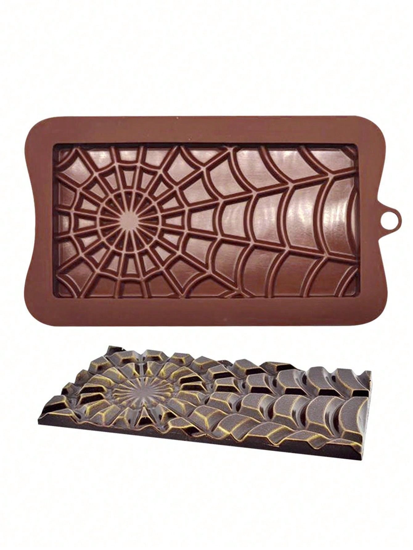 قالب شوكولاتة بتصميم العنكبوت الكامل قطعة واحدة DIY ، قوالب الكعك والحلوى والاكسسوارات هالوين من الجيل السيليكوني للخبز، ديكورات هالوين للمنزل والحفلات