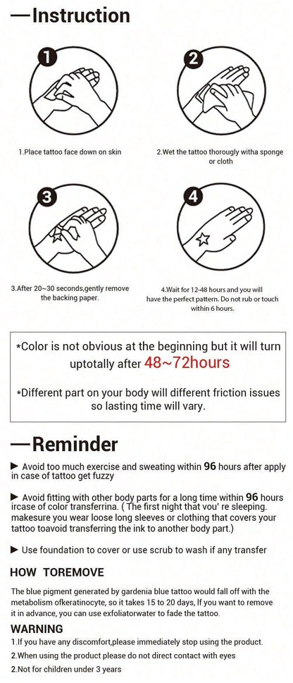 وشم شبه دائم