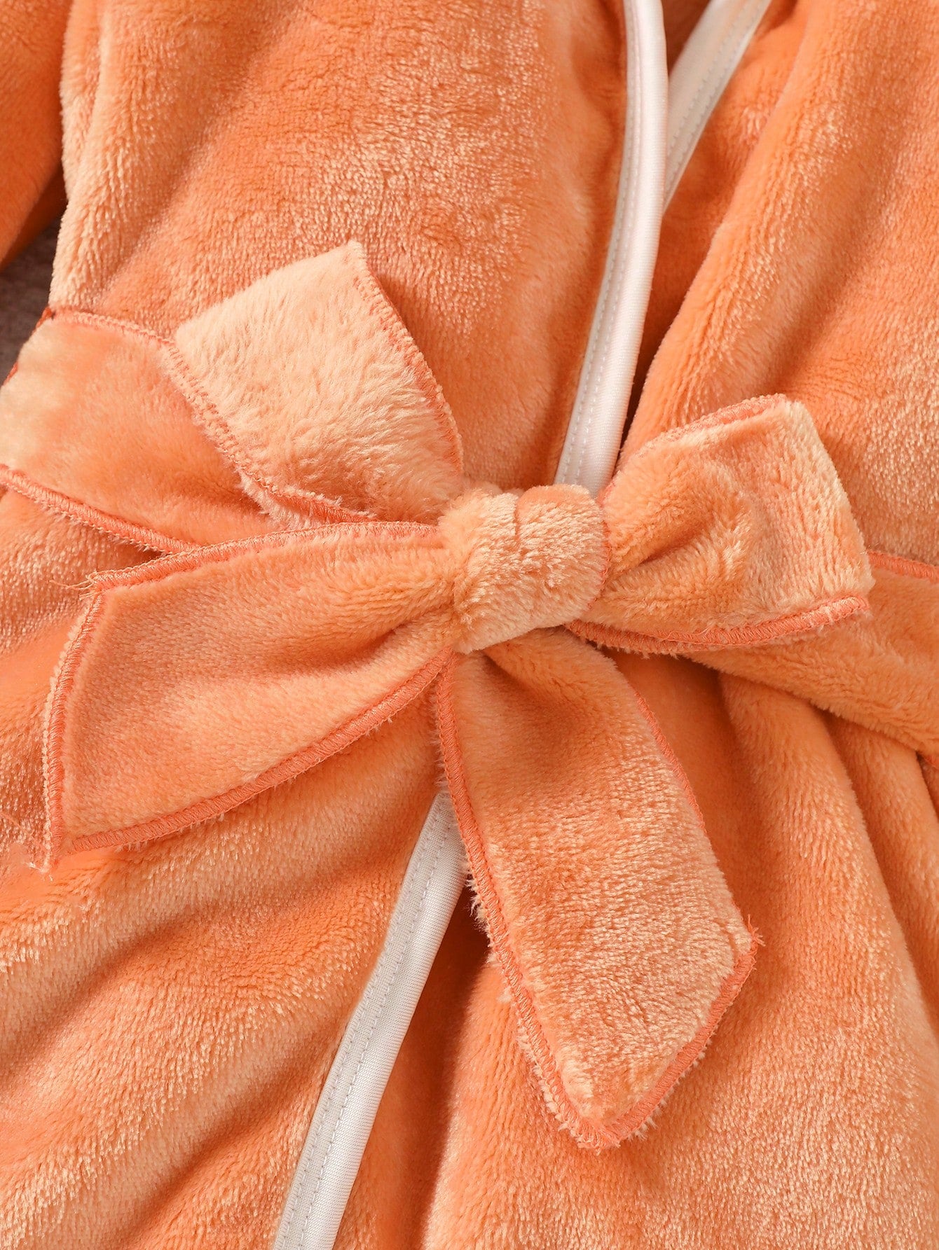 ثوب راحة طويل البطانية بقلنسوة طويلة طويلة الأكمام بأسلوب بسيط برونزي للأطفال الصبية