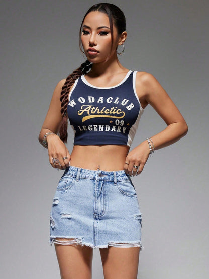 تنانير دينيم نسائية