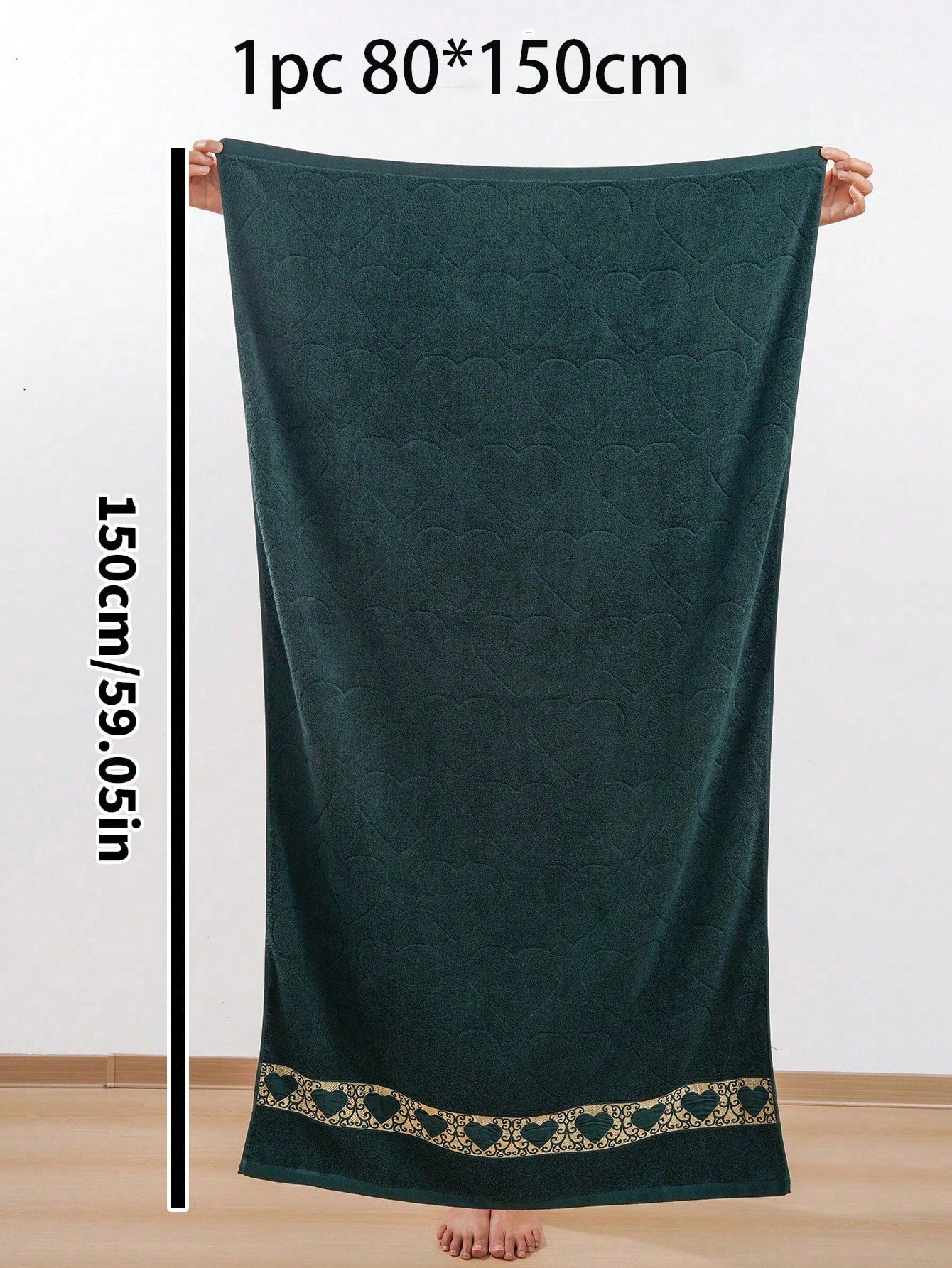 منشفة خفيفة الوزن بنسيج قلب التيري قطعة واحدة - اختر من حمام أو يد مقاسات المنشفة