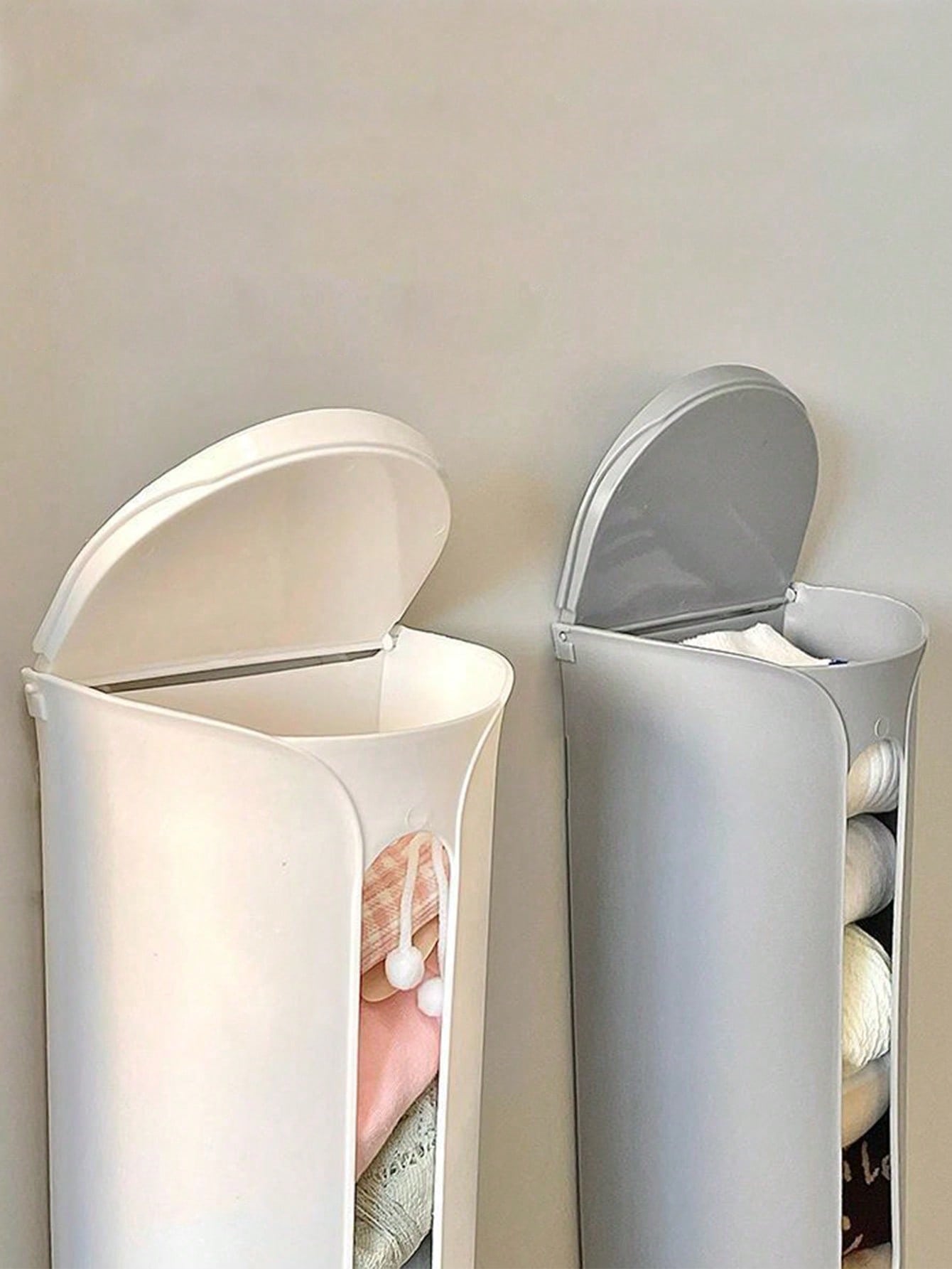 رف تخزين ملابس داخلية مثبت على الحائط قطعة واحدة،