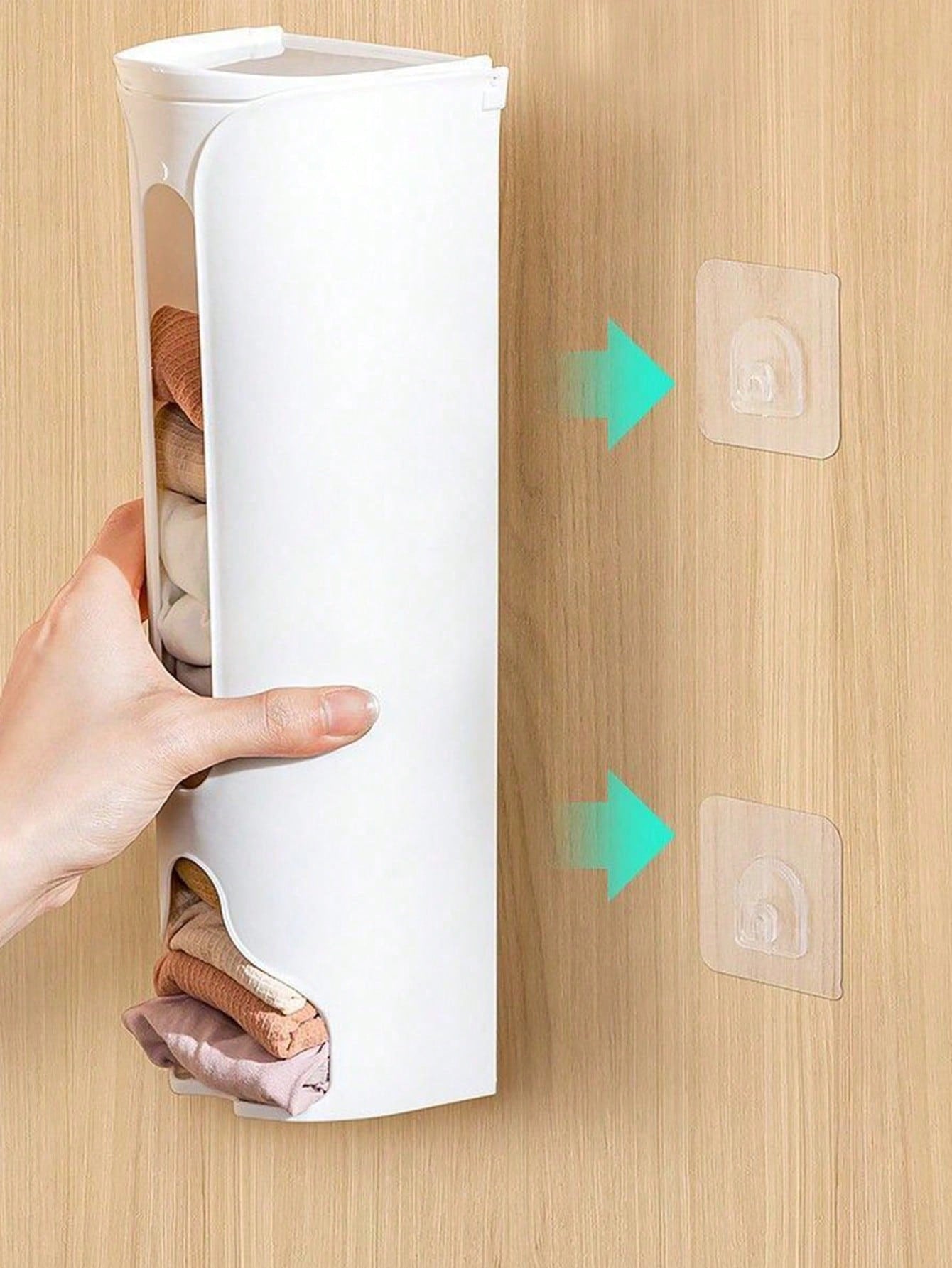 رف تخزين ملابس داخلية مثبت على الحائط قطعة واحدة،