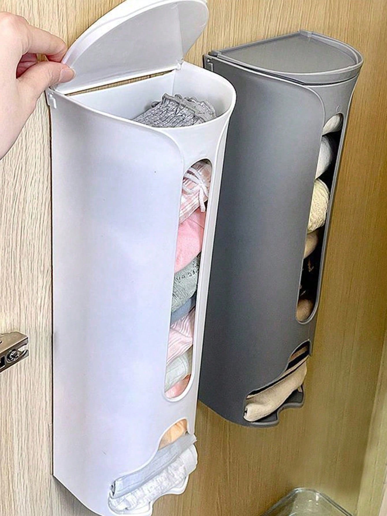 رف تخزين ملابس داخلية مثبت على الحائط قطعة واحدة،