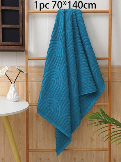 قطعة واحدة مناشف وجه أو استحمام من القطن الجاكار 100٪ (خفيفة الوزن)