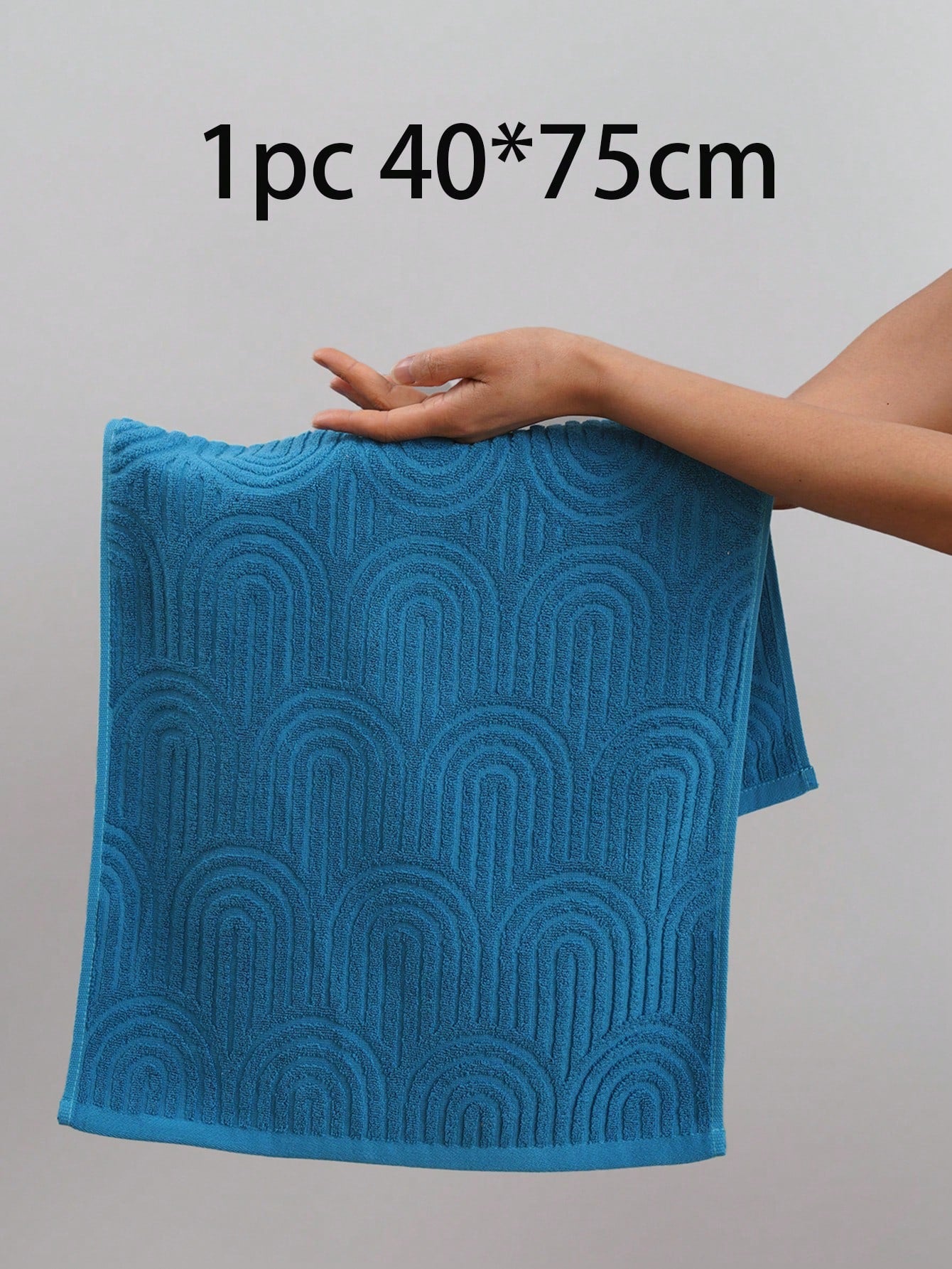 قطعة واحدة مناشف وجه أو استحمام من القطن الجاكار 100٪ (خفيفة الوزن)