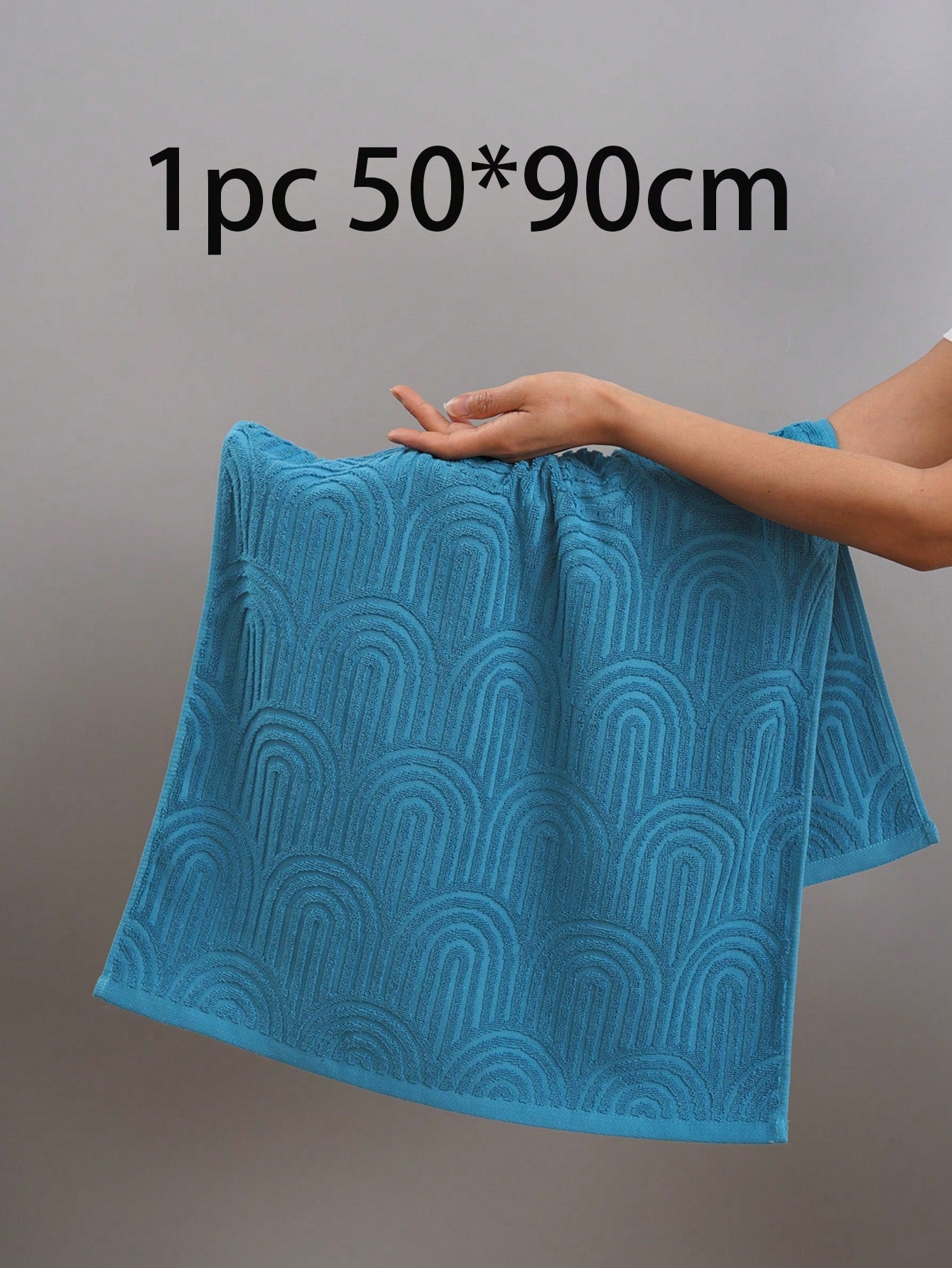 قطعة واحدة مناشف وجه أو استحمام من القطن الجاكار 100٪ (خفيفة الوزن)