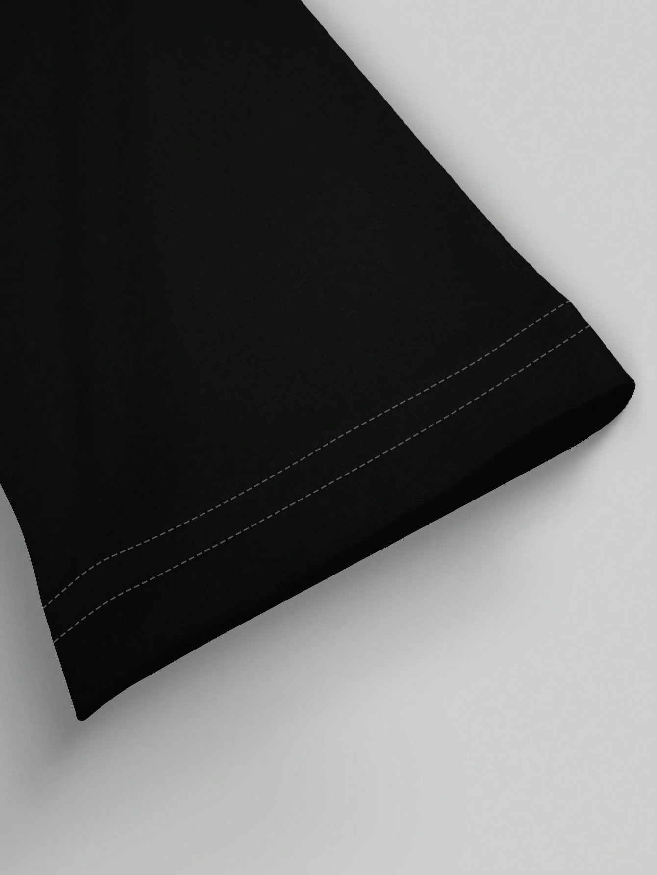 تي شيرت كم طويل نساء ربيعي صيفي عادي بياقة طاقم مطبوع بصورة قطة بألوان متباينة