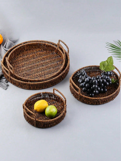 سلة موحد اللون قطعة واحدة