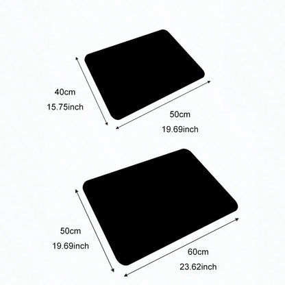 حصيرة غسيل مطبوعة باللون الأسود الأحادي قطعة واحدة، غير قابلة للانزلاق ومقاومة للماء ديكور غرفة الغسيل، حصيرة أرضية ذات نمط قديم لغرفة الغسيل والمطبخ والحمام