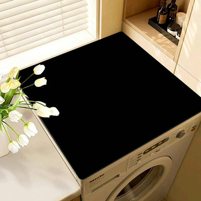حصيرة غسيل مطبوعة باللون الأسود الأحادي قطعة واحدة، غير قابلة للانزلاق ومقاومة للماء ديكور غرفة الغسيل، حصيرة أرضية ذات نمط قديم لغرفة الغسيل والمطبخ والحمام