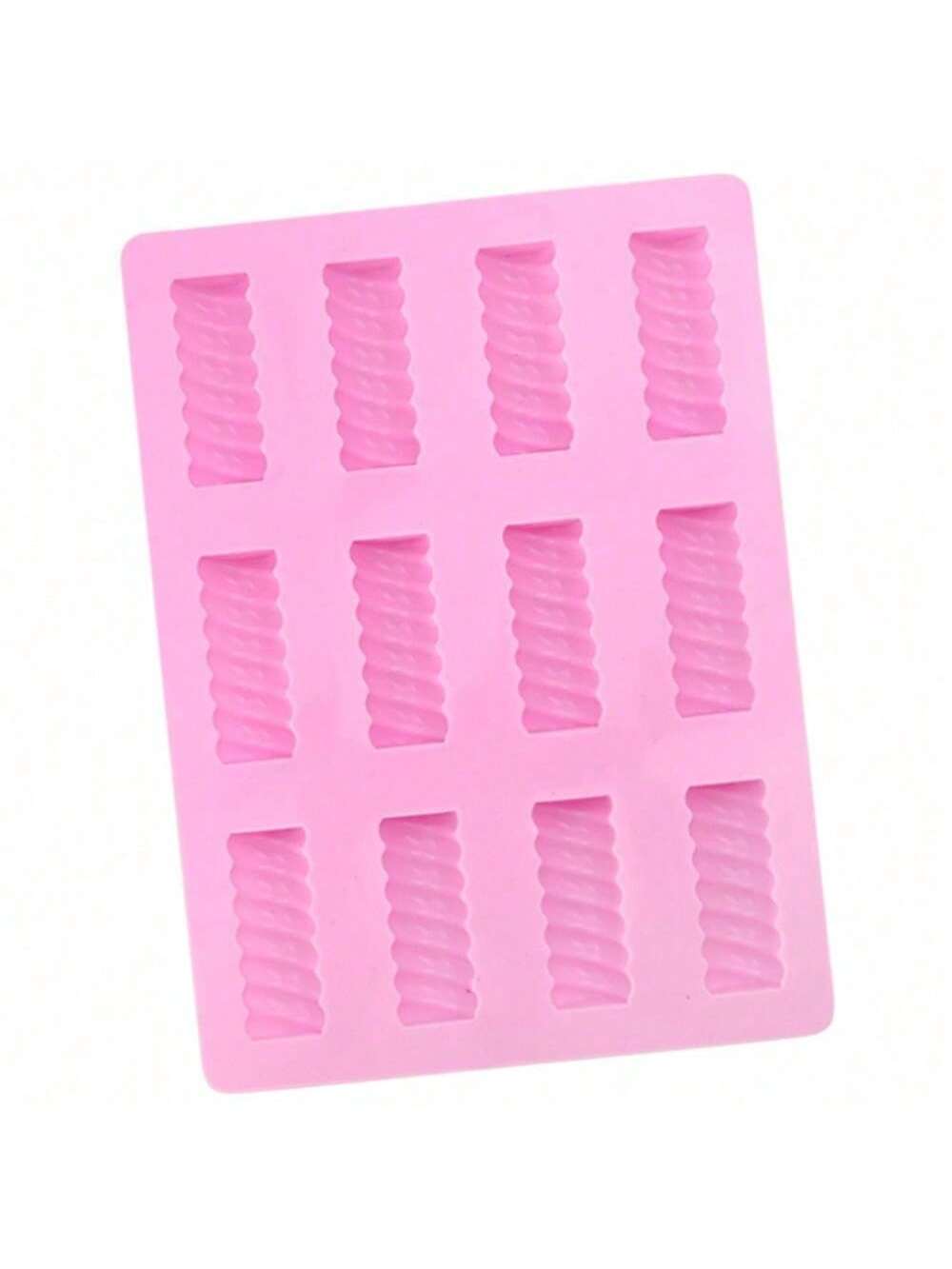 قالب 12 تجويف لقضبان الحلوى المسوسة، قالب الشوكولاتة الزبد الحلوى المشوي دي واي قالب الحليب الكريمة الكعكة