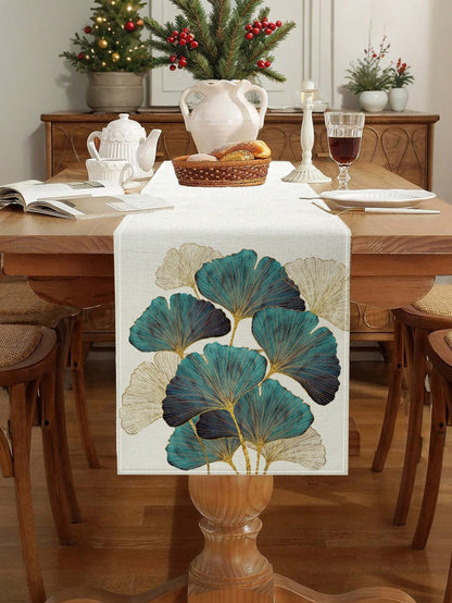 منضدة عداء ورقة السرو قطعة واحدة، طراز حديث، 33سم*183سم