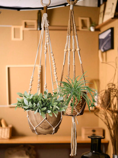 حامل نبات مكرامية 1قطعة مصنوع يدويًا