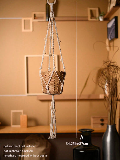 حامل نبات مكرامية 1قطعة مصنوع يدويًا