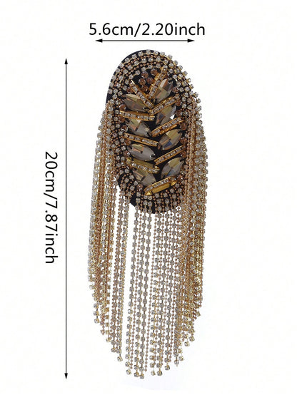 شارة للكتف مع تفاصيل زخرفية لتزيين الملابس