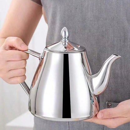 قدر شاي من الفولاذ المقاوم للصدأ